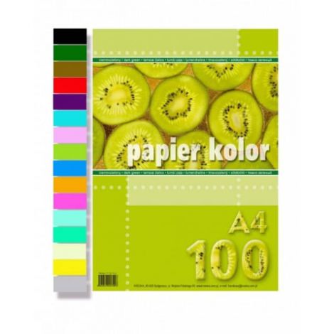 Papier ksero A4/100/80g Kreska czerwony - 3